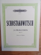Schostakowitsch präludien kla gebraucht kaufen  Kleve