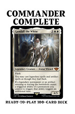 Gandalf the White LotR DOUBLE TRIGGERS Magic MTG Custom Commander Deck, usado comprar usado  Enviando para Brazil