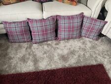 Tartan cushions for sale  CREWE