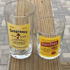 Vintage whiskey glasses for sale  Melrose Park
