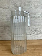 Usado, Jarro de vidro quadrado arco 1 ltr jarro de água com suco  comprar usado  Enviando para Brazil