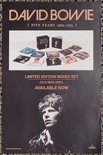 Pôster promocional David Bowie cinco anos caixa 2015 comprar usado  Enviando para Brazil