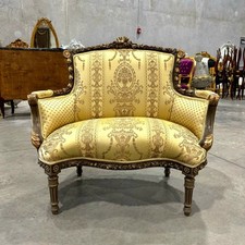Golden bergere chair for sale  Miami