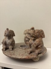 Soapstone turning elephants for sale  THETFORD