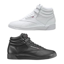 Reebok Damskie Freestyle Hi Buty Czarno-Białe na sprzedaż Reebok Damskie Freestyle Hi Buty Czarno-Białe na sprzedaż  Wysyłka do Poland