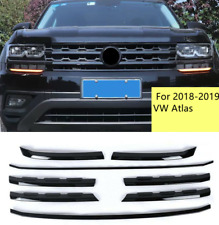 2018-2019 Para Volkswagen Atlas Preto Brilhante Grelha Frontal Central Grelha Tampa Acabamento, usado comprar usado  Enviando para Brazil