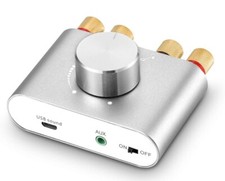 Mini amplificador de potência Bluetooth 5.0, amplificador digital estéreo Hi-Fi 2.0 canais 50W×2 w comprar usado  Enviando para Brazil