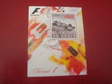 BENIN - 2015 FORMULA 1 CARS II - MINISHEET UM FOLHA DE LEMBRANÇA EM MINIATURA USADA comprar usado  Enviando para Brazil