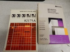 Papel térmico HP 82175A impressão preta nove rolos novo na caixa, usado comprar usado  Enviando para Brazil