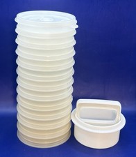 Conjunto de prensa e guardião de hambúrguer Tupperware com 12 guardiões e prensa para preparação de refeições de alimentos comprar usado  Enviando para Brazil