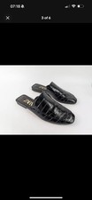 Zara black leather for sale  LONDON