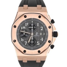 Relógio de borracha Audemars Piguet Royal Oak Offshore ouro rosa 18k ardósia 42mm 25940OK comprar usado  Enviando para Brazil