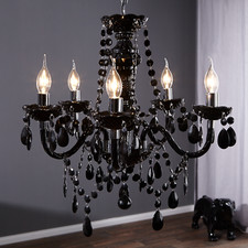 Kronleuchter black crystal gebraucht kaufen  Kaltenkirchen