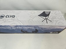 Cadeira portátil compacta CLIQ 300 lb Max preta/dourada leve. Novo na caixa. comprar usado Cadeira portátil compacta CLIQ 300 lb Max preta/dourada leve. Novo na caixa. comprar usado  Enviando para Brazil