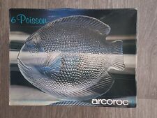 Assiettes poisson arcoroc d'occasion  Calais