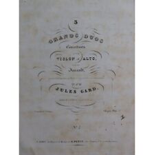 Gard Jules 3 Grand Duos Concertants Geige Alt- ca1820 comprar usado  Enviando para Brazil