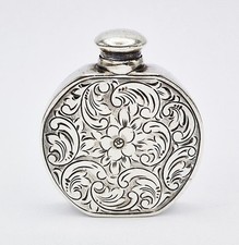 GARRAFA ANTIGA CONTINENTAL DE PERFUME DE PRATA MACIÇA c1930 comprar usado  Enviando para Brazil