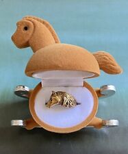 Vintage brass horse for sale  PEEBLES