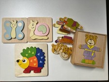 Puzzle holz baby gebraucht kaufen  Teunz