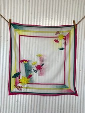 Foulard carré vintage d'occasion  Le Péage-de-Roussillon