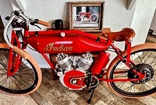 CARCAÇA DE BATERIA TANQUE Indian Board Track Racer Bicicleta Elétrica Café Bicicleta Harley  comprar usado  Enviando para Brazil