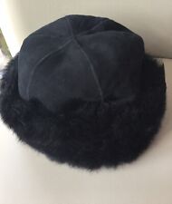 Black real sheepskin for sale  ERITH