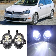 Par de Lâmpada LED para Farol de Neblina Frontal para VW Golf Jetta Sportwagon 2011 2012 2013 2014 comprar usado  Enviando para Brazil