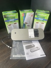 Kit selador a vácuo FoodSaver VS1130 - mais 6 rolos, caixa lacrada - freezer de 8” X 20’, usado comprar usado  Enviando para Brazil
