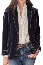 Velvet velour blazer for sale  Hobart
