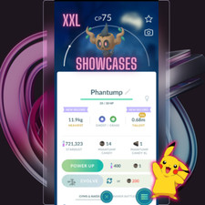Phantump XXL, para ganhar vitrines de 0,66 m a 0,7 m, Pokemon Trade Go ✨, usado comprar usado  Enviando para Brazil