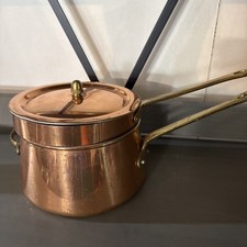 Conjunto de panela de caldeira dupla Waldow vintage do século XX com tampa faltando porcelana comprar usado  Enviando para Brazil