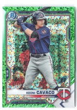 2021 Bowman #BCP-73 Keoni Cavaco verde mini refrator diamante #/99 comprar usado  Enviando para Brazil