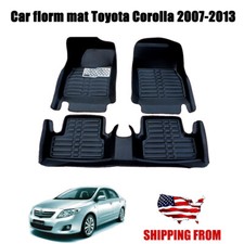 Para Toyota Corolla 2007-2013 All-Weather Carro Xpe Couro Piso forros Mats comprar usado  Enviando para Brazil