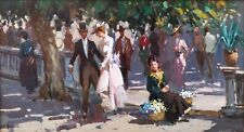 Dipinto olio impressionista usato  Napoli