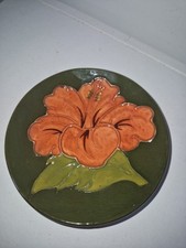 Moorcroft hibiscus green for sale  WOLVERHAMPTON