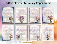 64pcs flower stationary for sale  Chesapeake