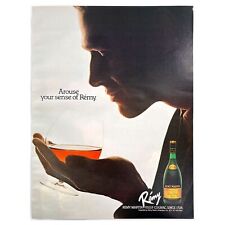 Remy Martin VSOP Coñac Vintage Revista Anuncio Impreso Años 80 Cabeza y Hombros 1983 segunda mano  Embacar hacia Argentina