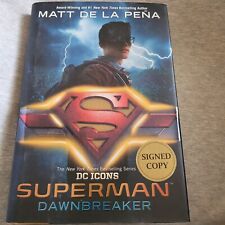 Signed superman dawnbreaker for sale  Canton