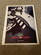 Vintage 1988 BRITISH KNIGHTS Sapatos Tênis Camisa Shorts Cartaz Impressão Anúncio Anos 1980, usado comprar usado  Enviando para Brazil