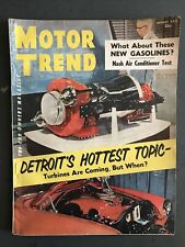MOTOR TREND MAGAZINE-AUGUST 1954-DETROITS HOTTEST TOPIC/TURBINES-NEW GASOLINES, usado comprar usado  Enviando para Brazil