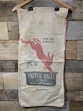Bolsa de pano de milho híbrida vintage United Hagie semente saco chutando mula Des Moines IA comprar usado  Enviando para Brazil