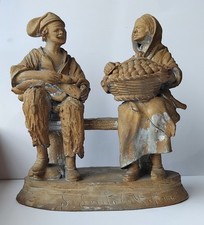 Statue originali terracotta usato  San Mango Piemonte