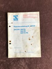 Reparaturanleitung sachs 504 gebraucht kaufen  Kulmbach