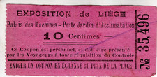 Admission ticket exposition for sale  UK