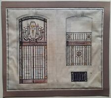 études grilles fer d'occasion  Paris IX