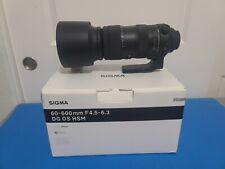 Sigma 600mm hsm for sale  San Diego