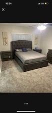 Gray tufted queen for sale  West Hollywood