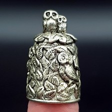 Pewter thimble owl for sale  NORTHAMPTON
