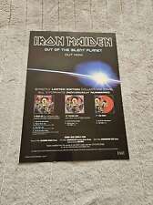 ANÚNCIO DE REVISTA FPOT144 12X8" IRON MAIDEN: FORA DO PLANETA SILENCIOSO, usado comprar usado  Enviando para Brazil