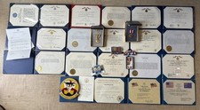 Collection certificates medals for sale  BUSHMILLS